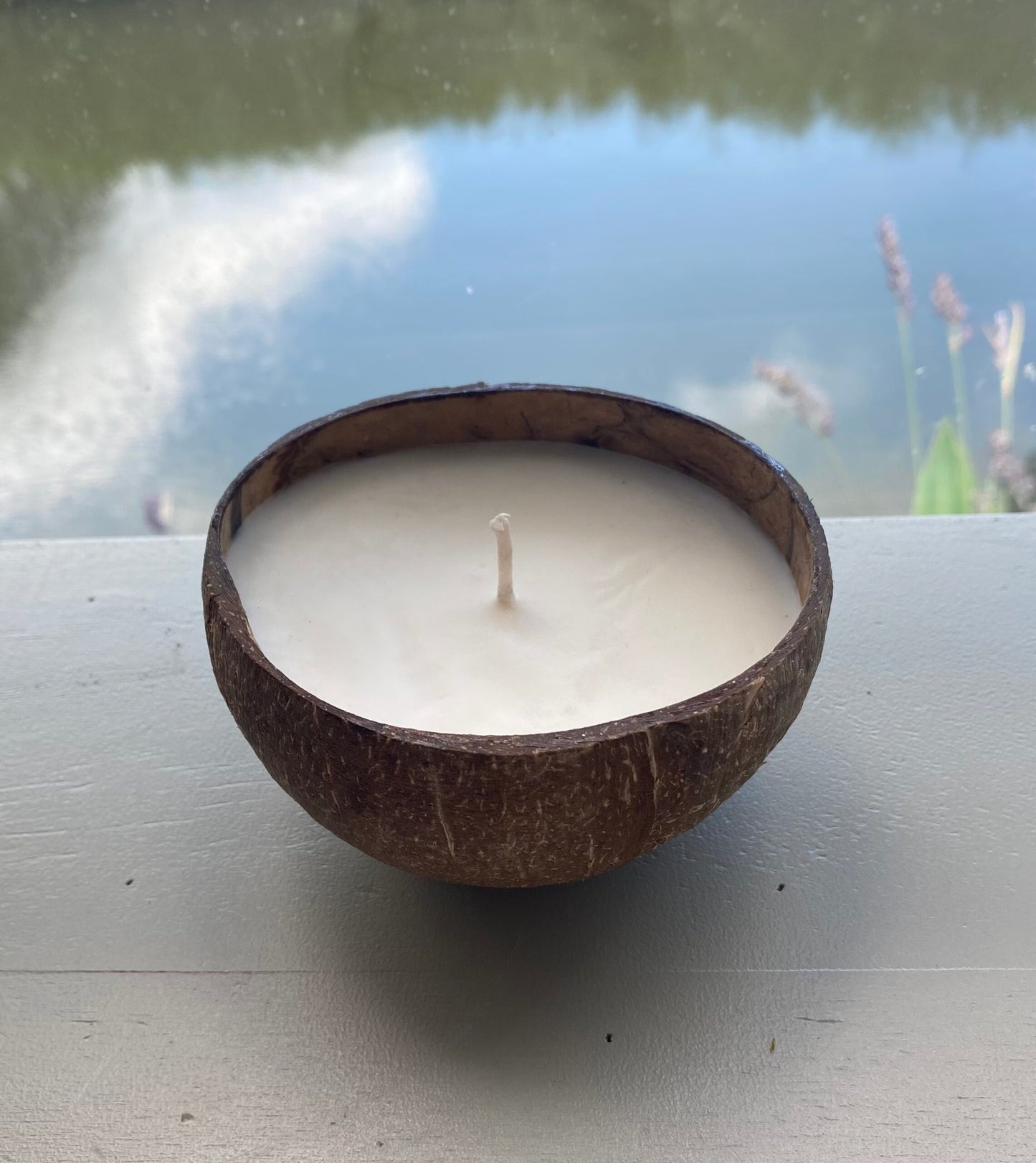 Geurkaars in Kokosnoot
